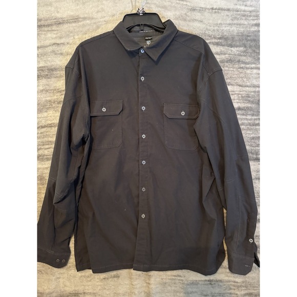 Kuhl Other - KUHL Dillingr Flannel Shirt Mens XL Long Sleeve Button Up Brown Chest Pockets